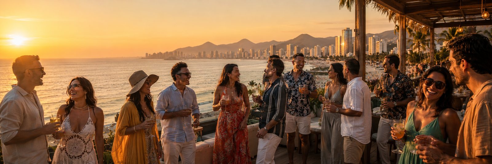Grupo Viaja 360° al atardecer